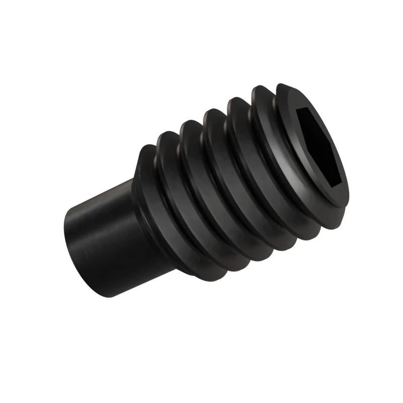 Dog Point Set Screw ISO 4028 M6 × 10, black oxide