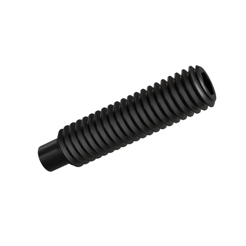 Dog Point Set Screw ISO 4028 M6 × 25, black oxide