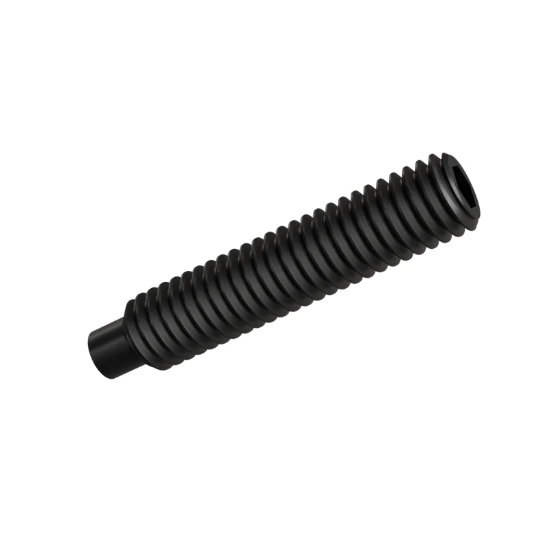 Dog Point Set Screw ISO 4028 M6 × 30, black oxide