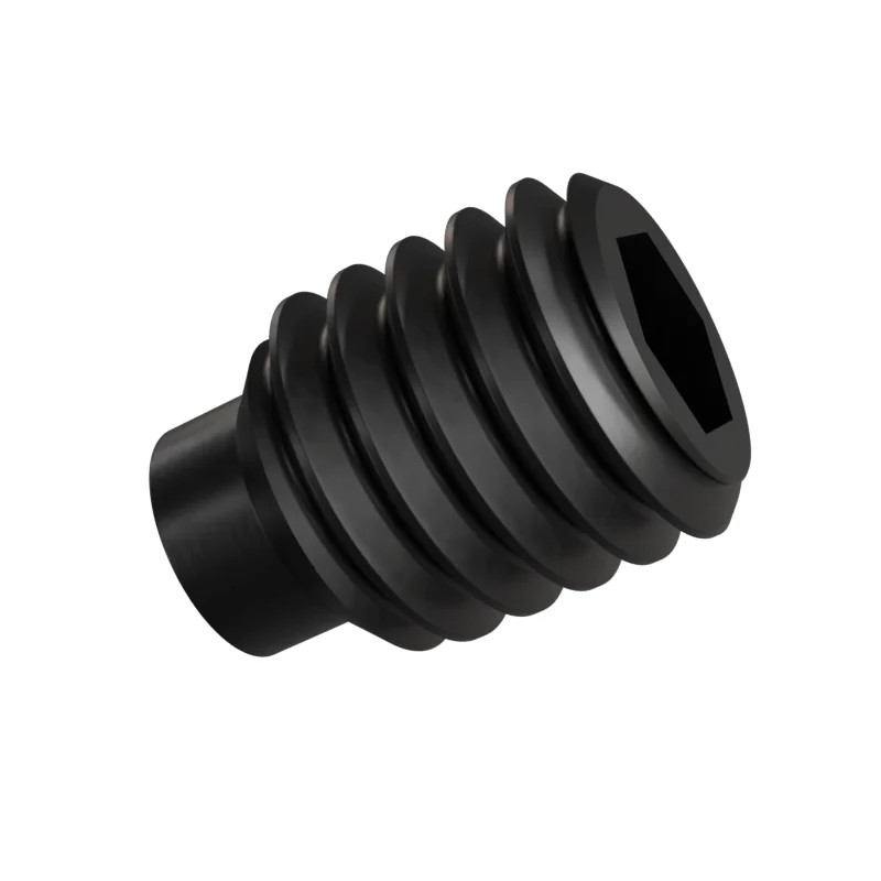 Dog Point Set Screw ISO 4028 M6 × 8, black oxide