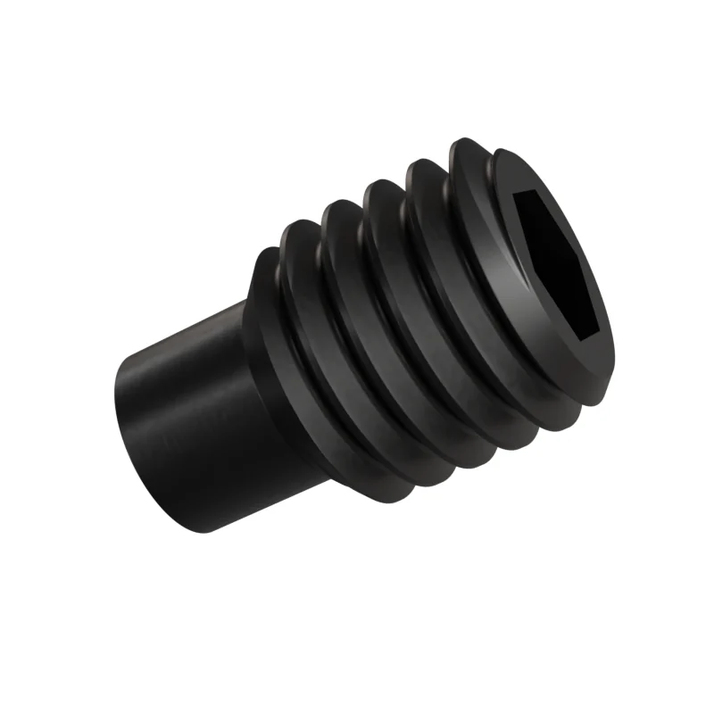 Dog Point Set Screw ISO 4028 M8 × 12, black oxide