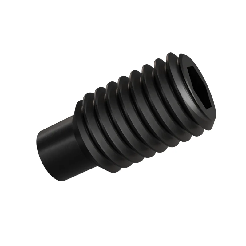 Dog Point Set Screw ISO 4028 M8 × 16, black oxide