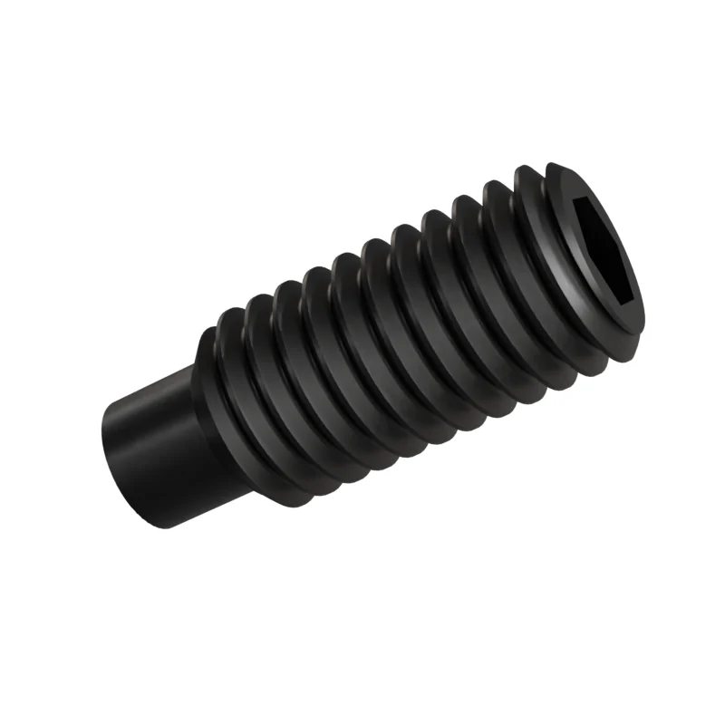 Dog Point Set Screw ISO 4028 M8 × 20, black oxide