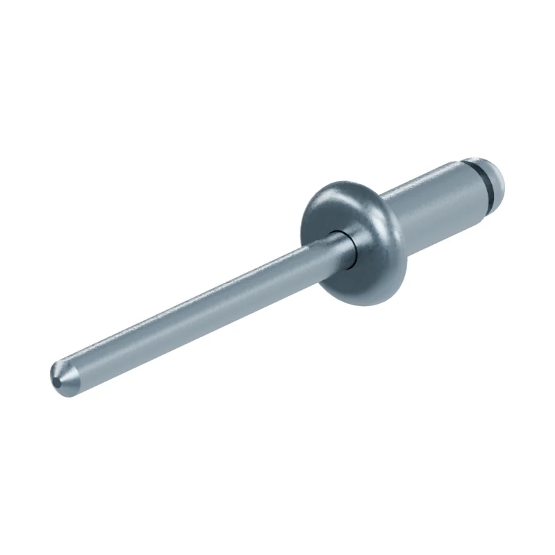 Dome Head Blind Rivet ISO 15977 4 × 10, zinc plated