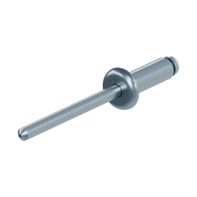 Dome Head Blind Rivet ISO 15977 4 × 12, zinc plated
