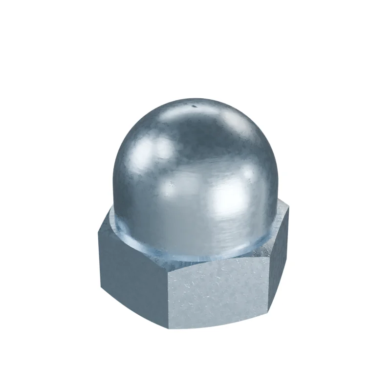 Domed Cap Nut DIN 1587 M4, zinc plated