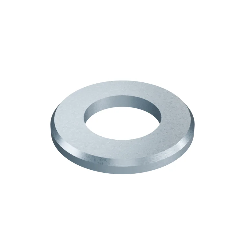 Flat Washer, Chamfered ISO 7090 M10, zinc plated