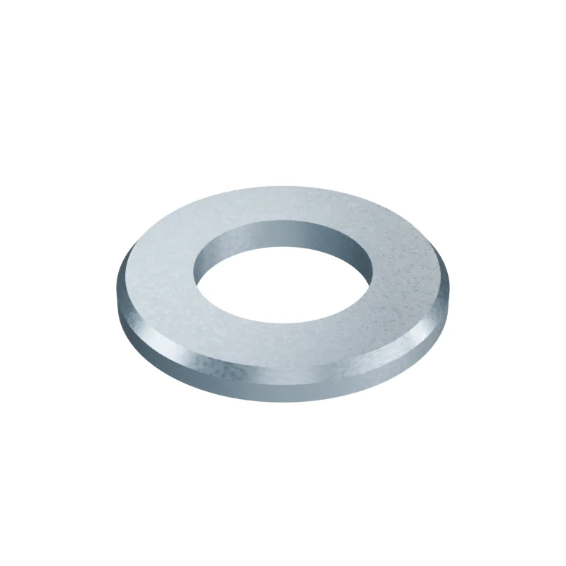 Flat Washer, Chamfered ISO 7090 M8, zinc plated