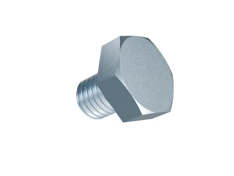 Fully Threaded Hex Bolt DIN 933 M10 × 12, zinc plated