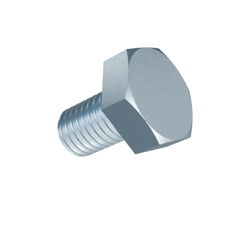Fully Threaded Hex Bolt DIN 933 M10 × 16, zinc plated