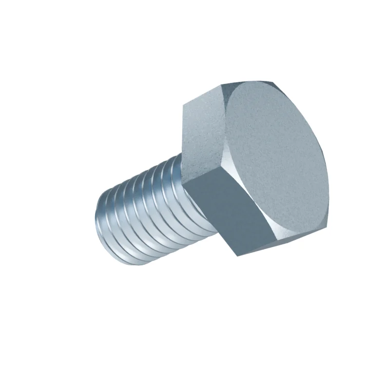 Fully Threaded Hex Bolt DIN 933 M10 × 18, zinc plated