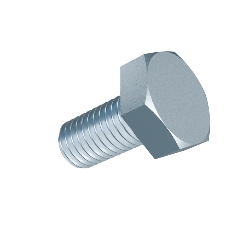 Fully Threaded Hex Bolt DIN 933 M10 × 20, zinc plated