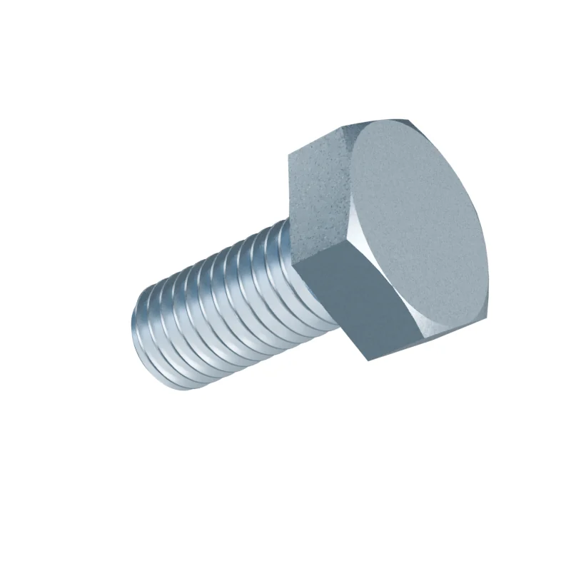 Fully Threaded Hex Bolt DIN 933 M10 × 22, zinc plated