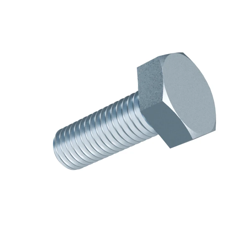 Fully Threaded Hex Bolt DIN 933 M10 × 28, zinc plated