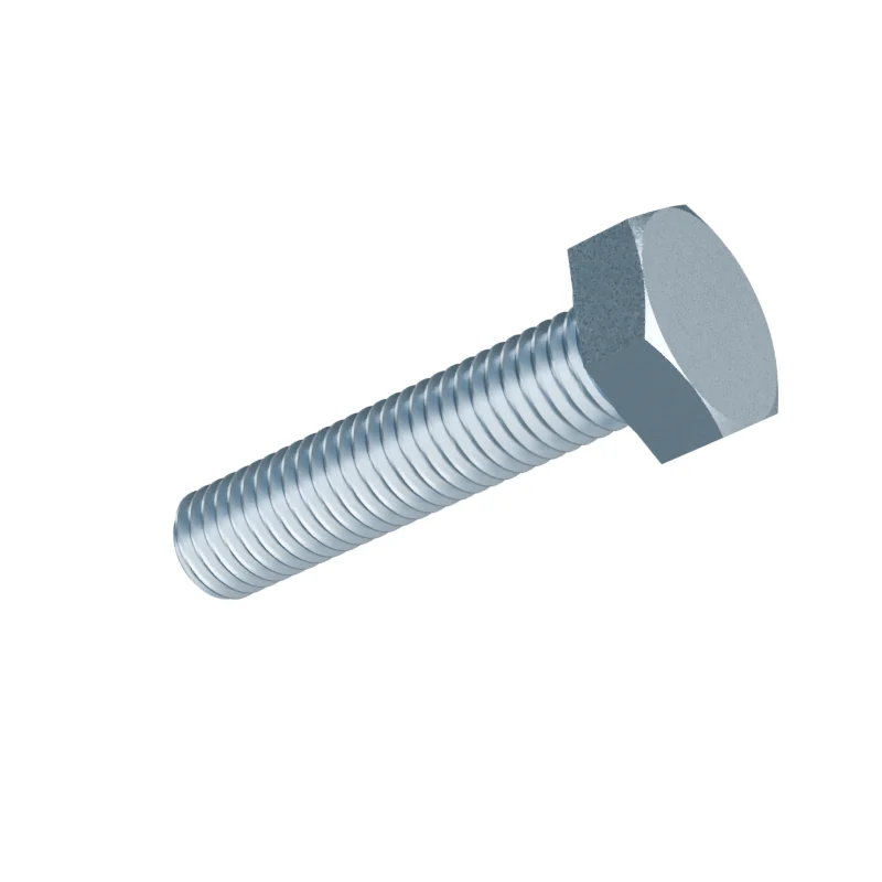 Fully Threaded Hex Bolt DIN 933 M10 × 45, zinc plated