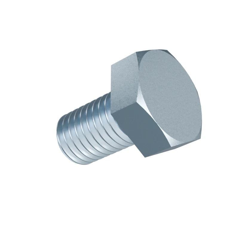 Fully Threaded Hex Bolt DIN 933 M12 × 20, zinc plated
