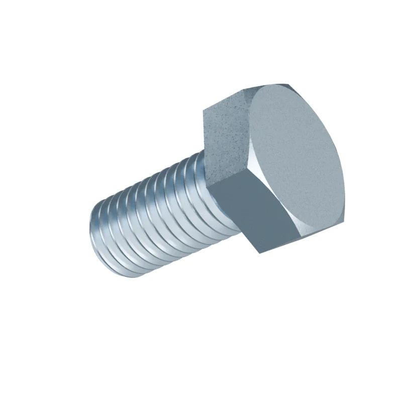 Fully Threaded Hex Bolt DIN 933 M12 × 25, zinc plated