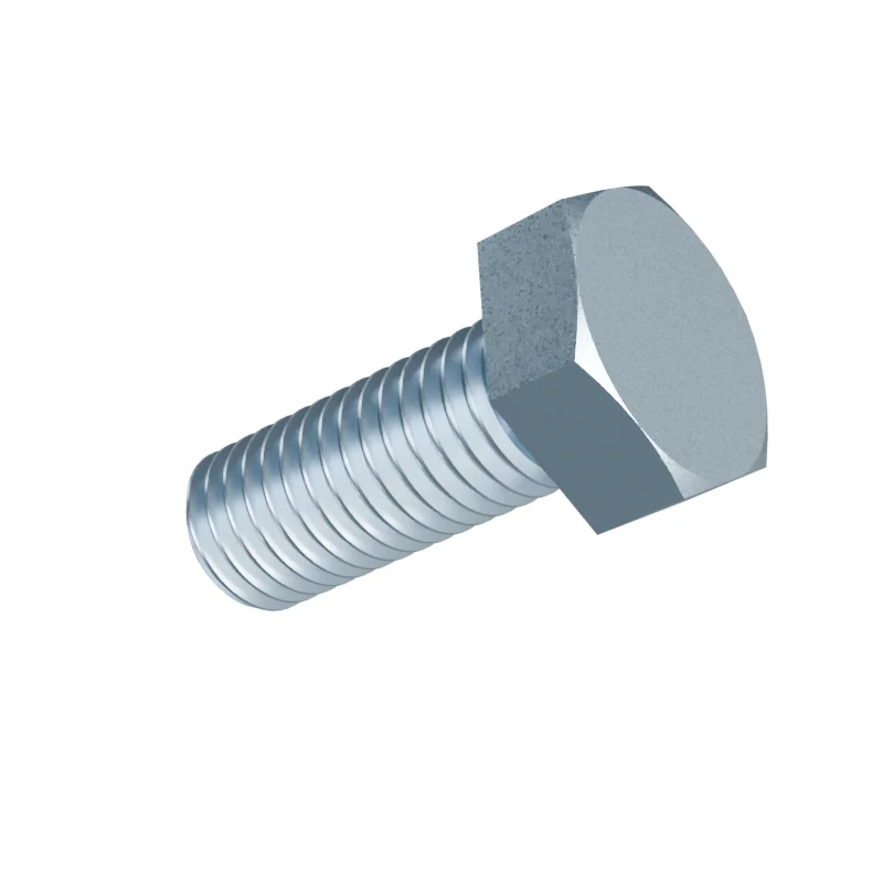 Fully Threaded Hex Bolt DIN 933 M12 × 30, zinc plated