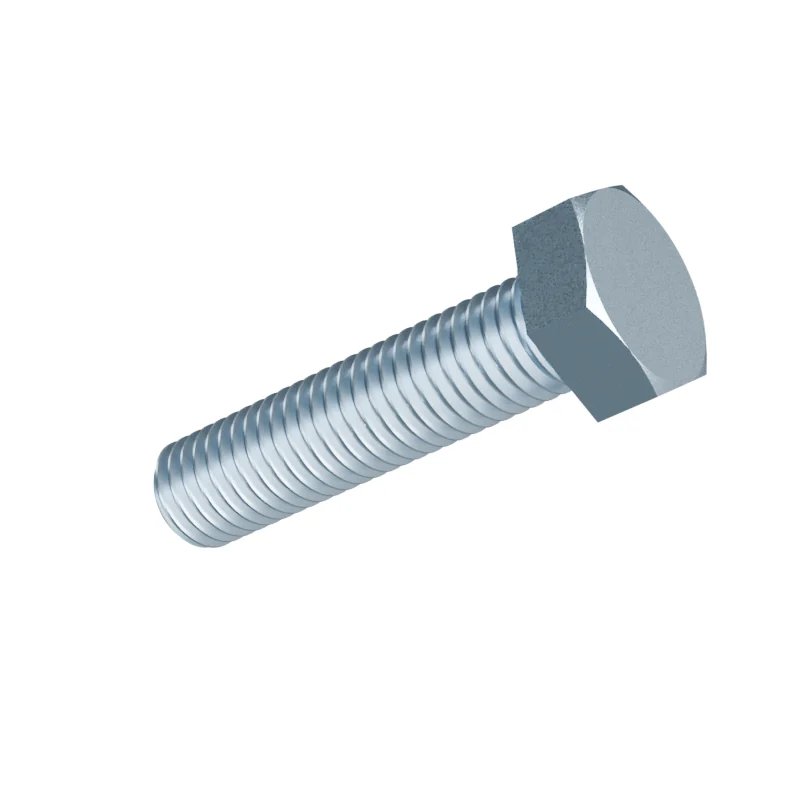 Fully Threaded Hex Bolt DIN 933 M12 × 50, zinc plated