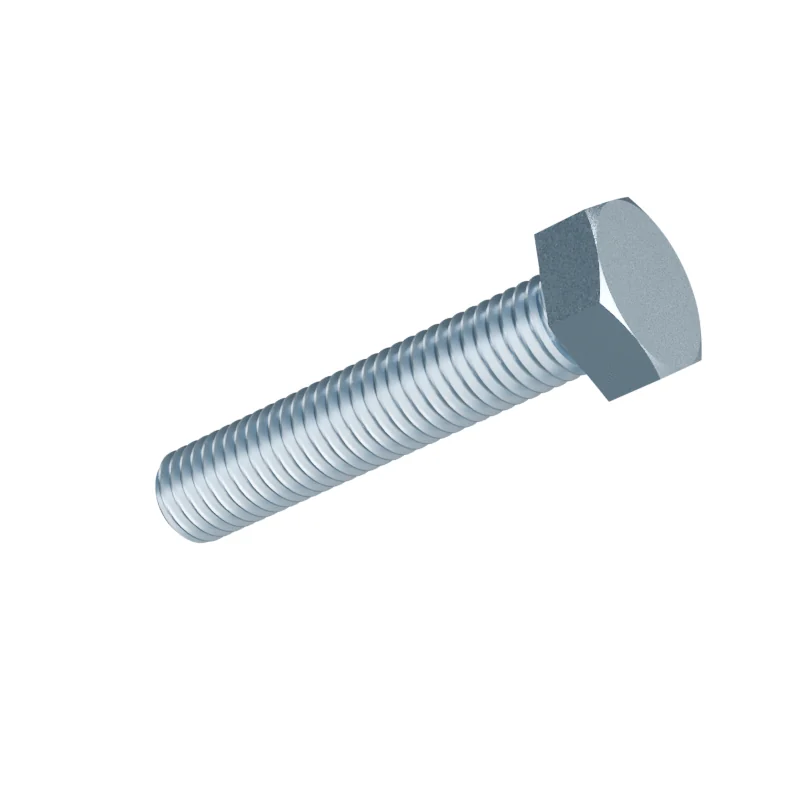 Fully Threaded Hex Bolt DIN 933 M12 × 60, zinc plated