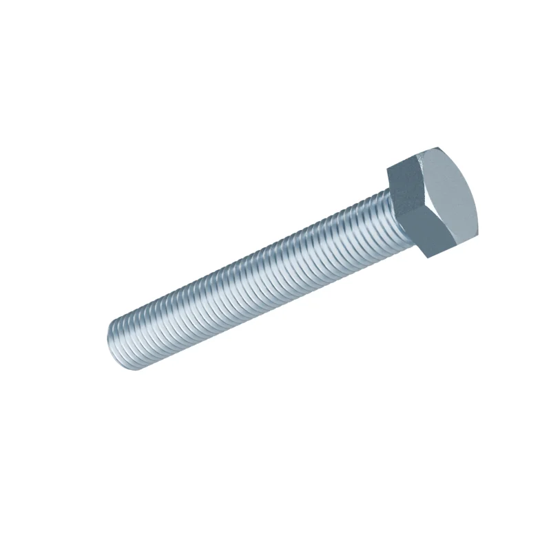 Fully Threaded Hex Bolt DIN 933 M16 × 100, zinc plated
