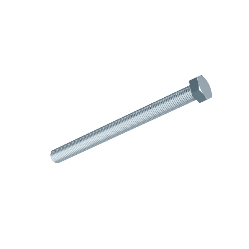 Fully Threaded Hex Bolt DIN 933 M16 × 190, zinc plated
