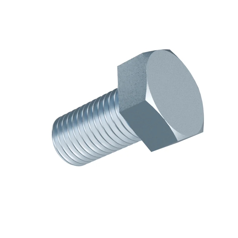 Fully Threaded Hex Bolt DIN 933 M16 × 30, zinc plated