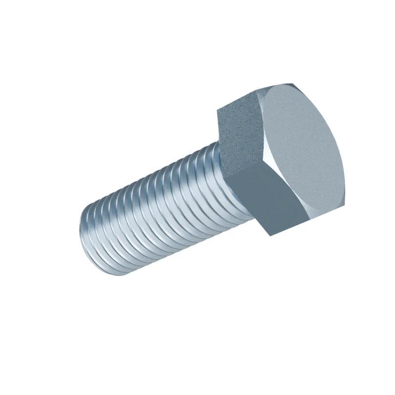 Fully Threaded Hex Bolt DIN 933 M16 × 40, zinc plated