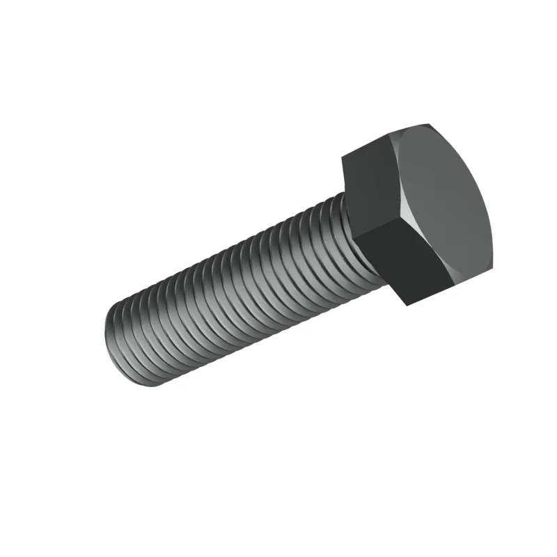 Fully Threaded Hex Bolt DIN 933 M16 × 55, plain steel