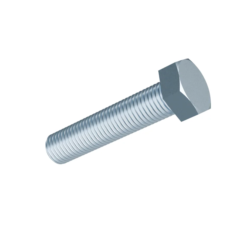 Fully Threaded Hex Bolt DIN 933 M24 × 110, zinc plated