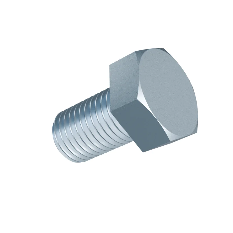 Fully Threaded Hex Bolt DIN 933 M24 × 40, zinc plated
