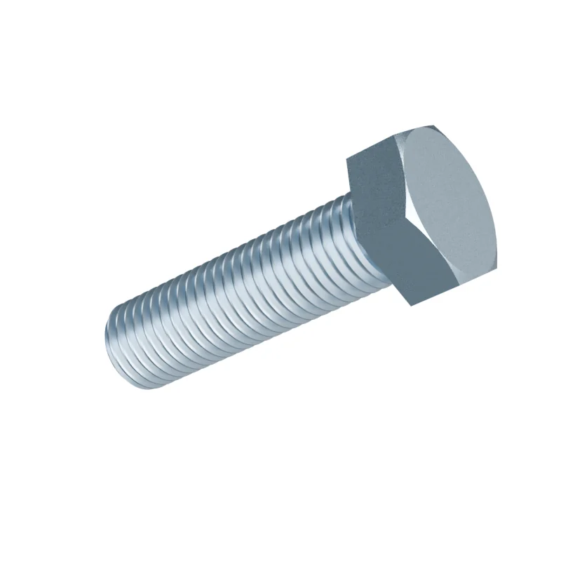 Fully Threaded Hex Bolt DIN 933 M24 × 85, zinc plated