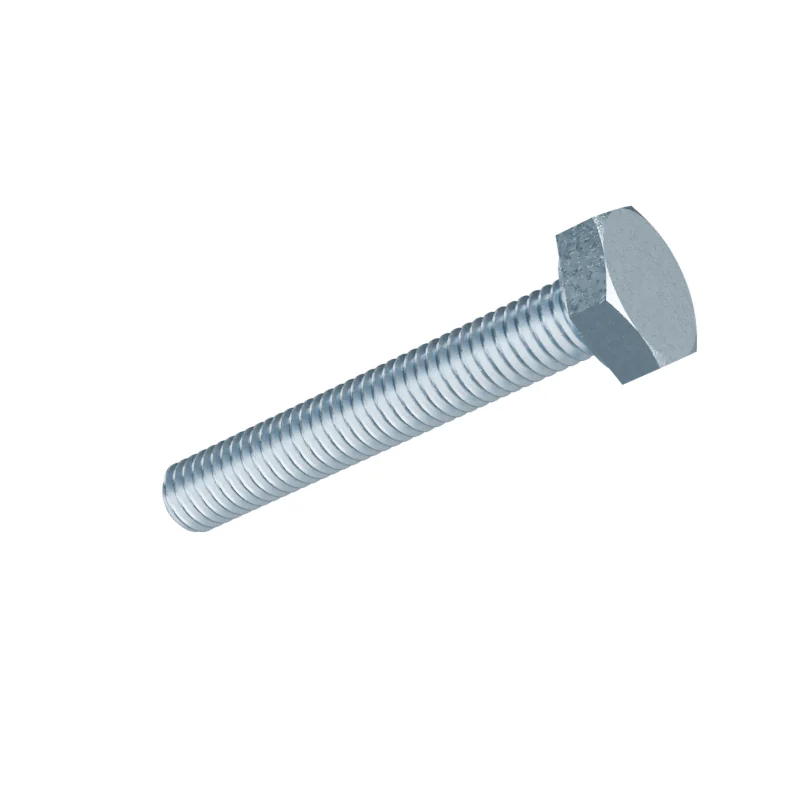 Fully Threaded Hex Bolt DIN 933 M3 × 20, zinc plated