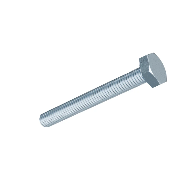Fully Threaded Hex Bolt DIN 933 M3 × 25, zinc plated