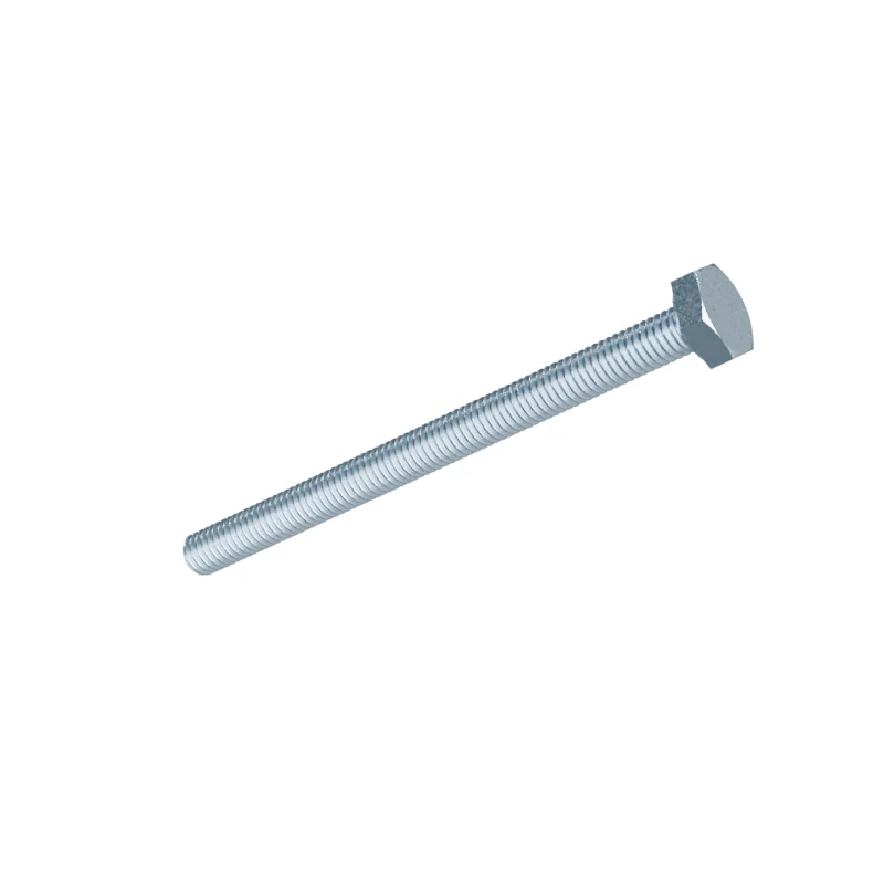 Fully Threaded Hex Bolt DIN 933 M3 × 40, zinc plated
