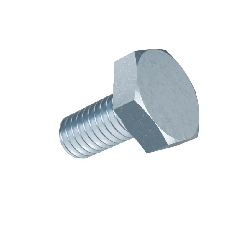 Fully Threaded Hex Bolt DIN 933 M3 × 6, zinc plated