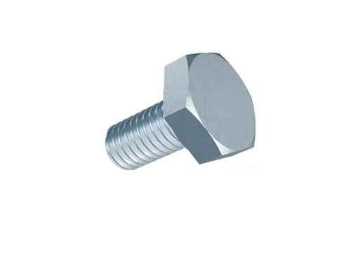 Fully Threaded Hex Bolt DIN 933 M3 × 6, zinc plated