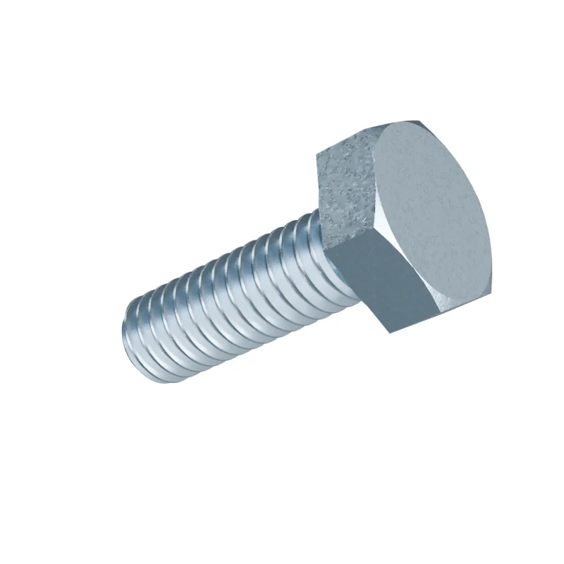 Fully Threaded Hex Bolt DIN 933 M4 × 12, zinc plated