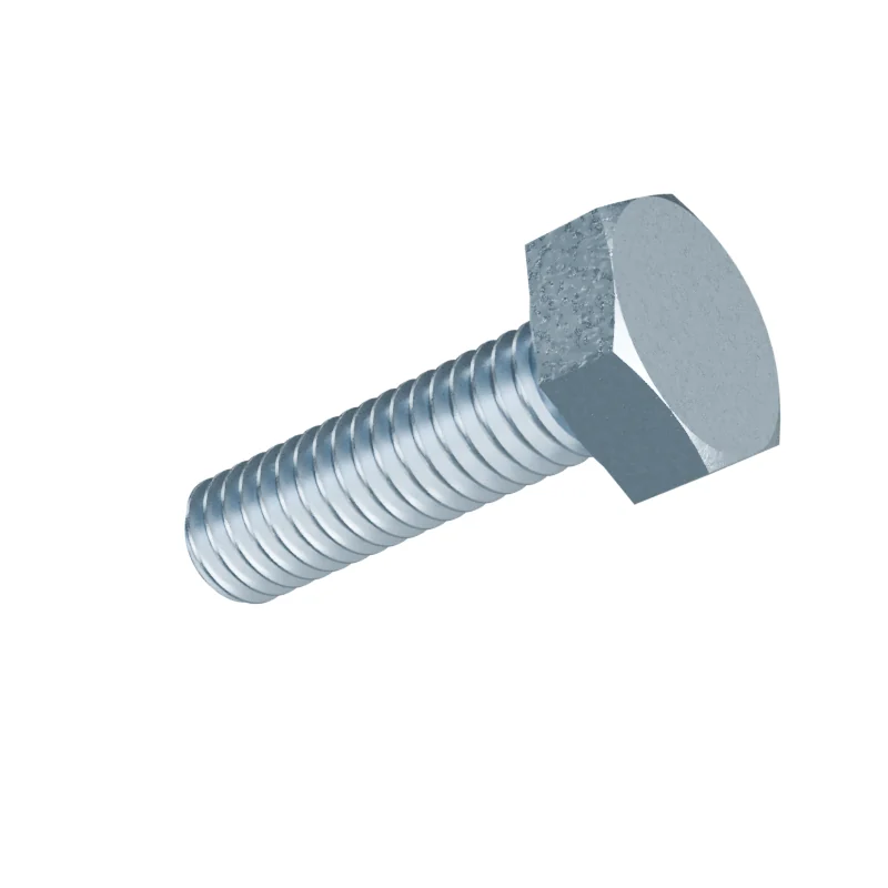 Fully Threaded Hex Bolt DIN 933 M4 × 14, zinc plated