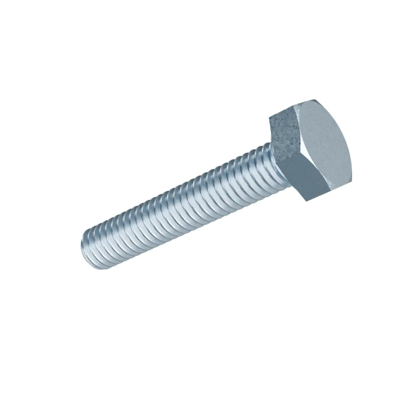 Fully Threaded Hex Bolt DIN 933 M4 × 22, zinc plated
