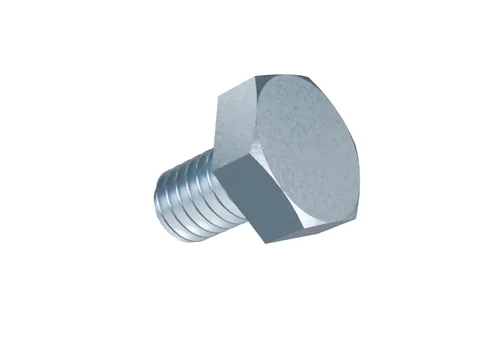 Fully Threaded Hex Bolt DIN 933 M4 × 6, zinc plated