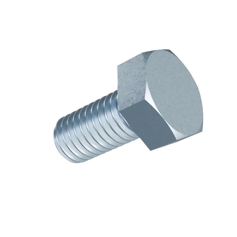 Fully Threaded Hex Bolt DIN 933 M5 × 10, zinc plated