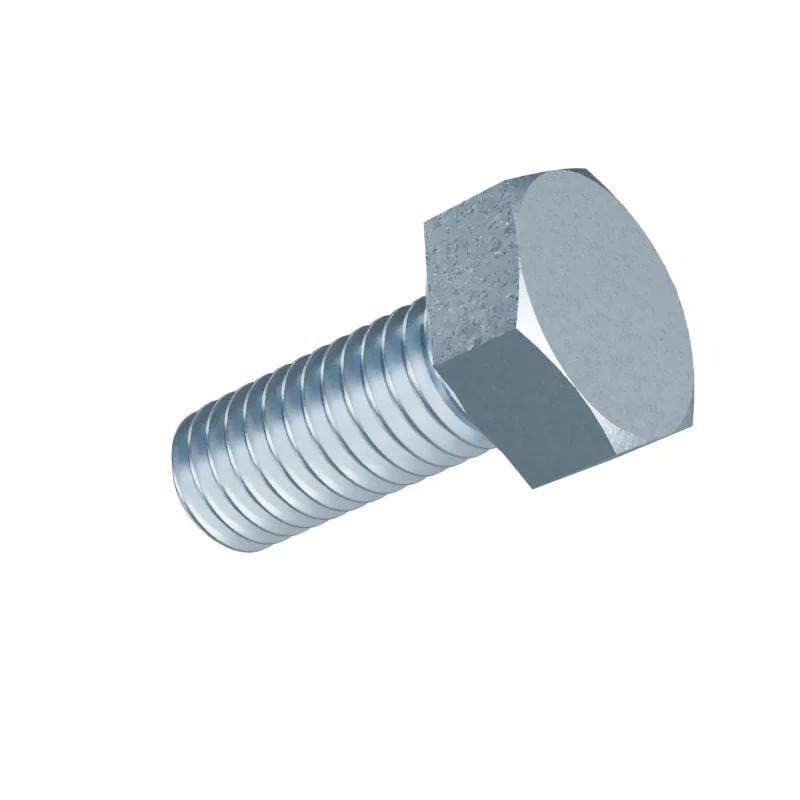 Fully Threaded Hex Bolt DIN 933 M5 × 12, zinc plated