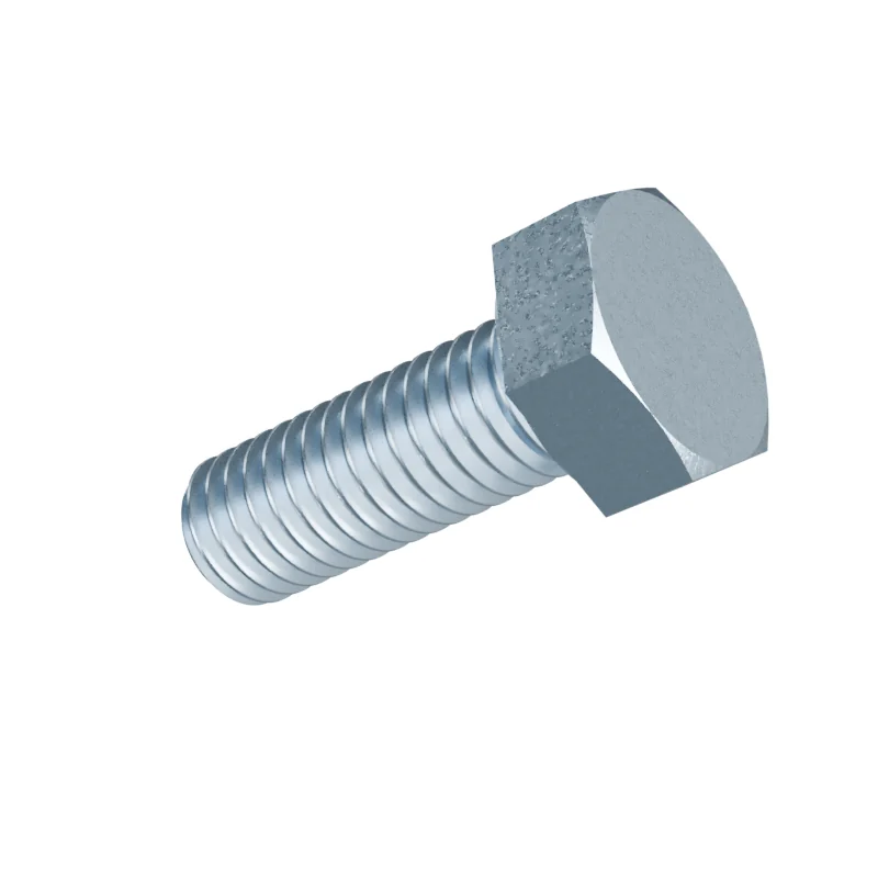 Fully Threaded Hex Bolt DIN 933 M5 × 14, zinc plated