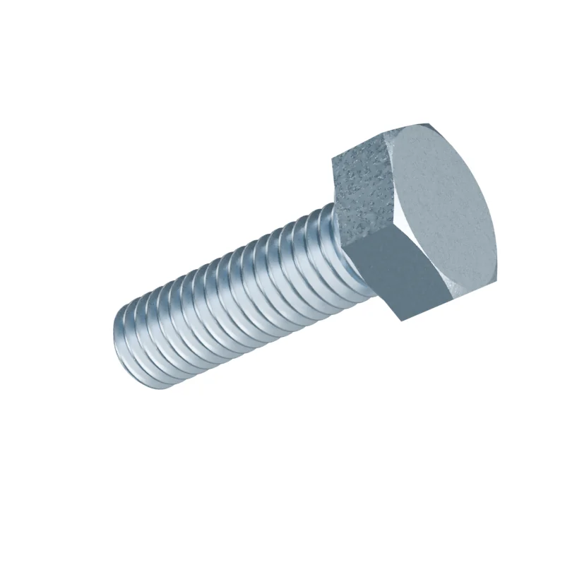 Fully Threaded Hex Bolt DIN 933 M5 × 16, zinc plated