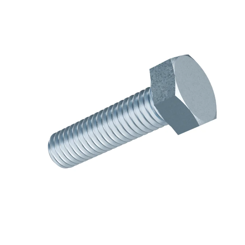 Fully Threaded Hex Bolt DIN 933 M5 × 18, zinc plated
