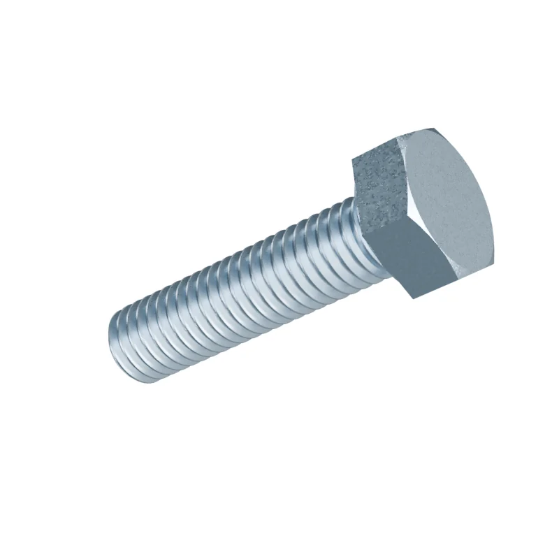 Fully Threaded Hex Bolt DIN 933 M5 × 20, zinc plated
