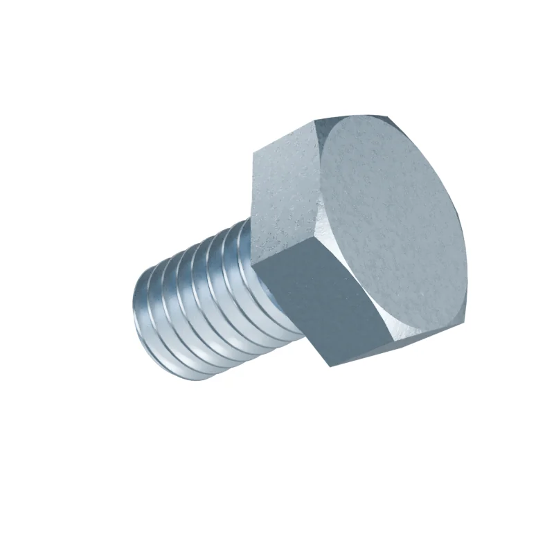 Fully Threaded Hex Bolt DIN 933 M5 × 8, zinc plated