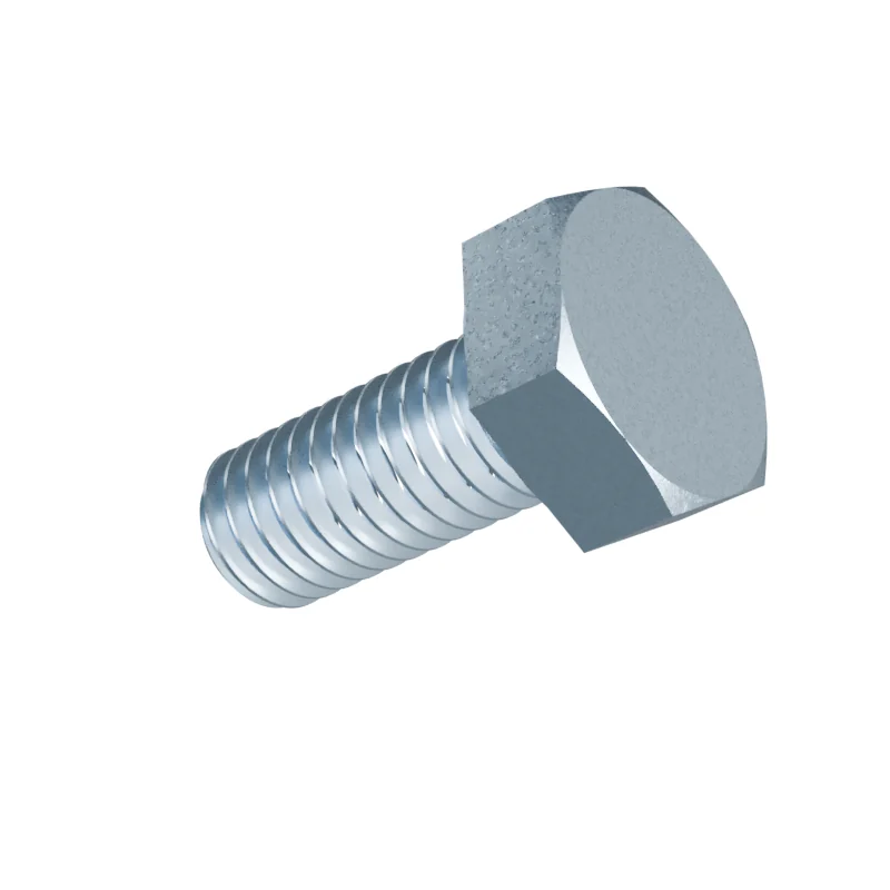 Fully Threaded Hex Bolt DIN 933 M6 × 14, zinc plated