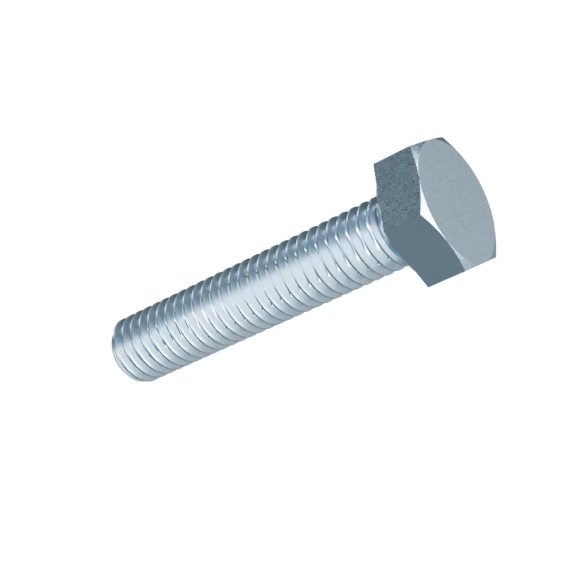 Fully Threaded Hex Bolt DIN 933 M6 × 30, zinc plated